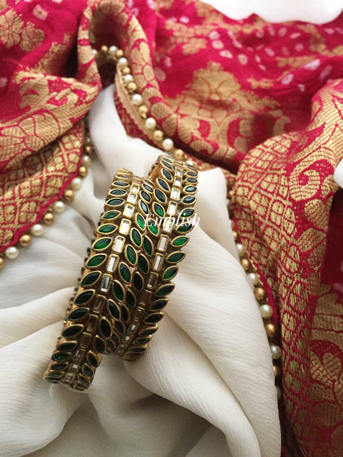 Silk thread kada outlet